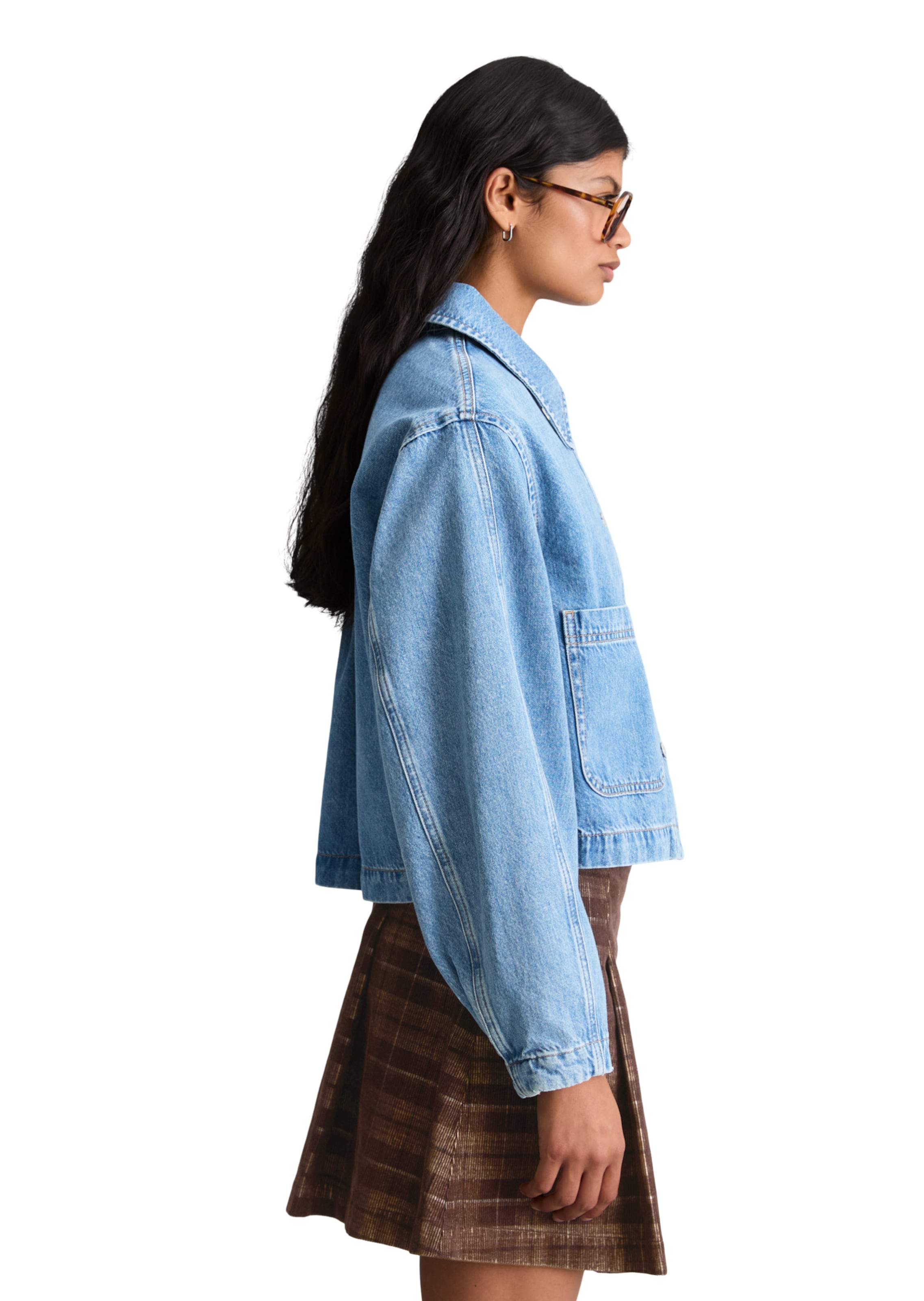 Marc O'Polo DENIM Tussenjas in Blauw