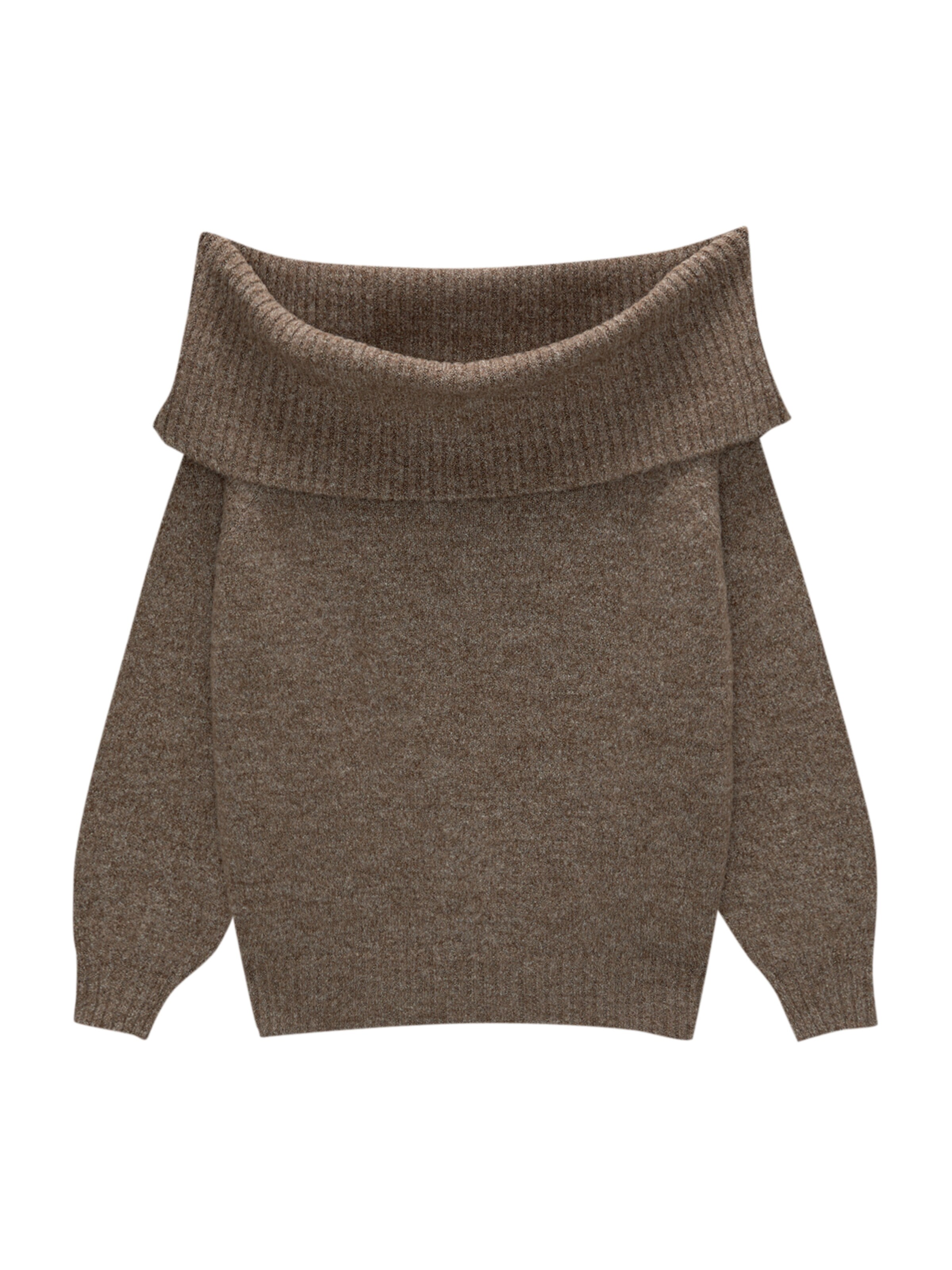 Pull&Bear Sweater in Brown: front