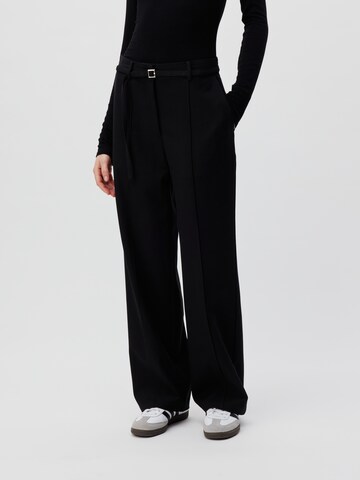 LeGer by Lena Gercke Regular Pants 'Leany' in Black: front