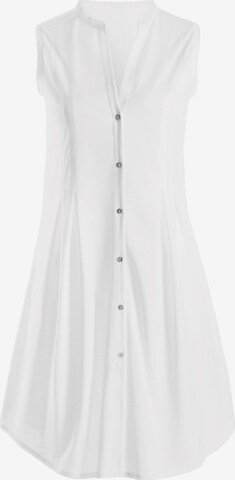 Chemise de nuit ' Cotton Deluxe 90cm ' Hanro en blanc : devant