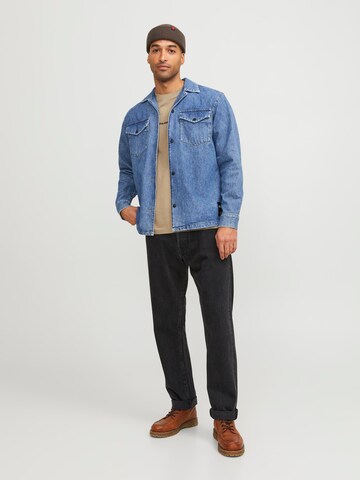 JACK & JONES - Camisa 'GUS' em bege