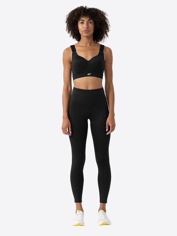 Skinny Pantaloni sport de la 4F pe negru