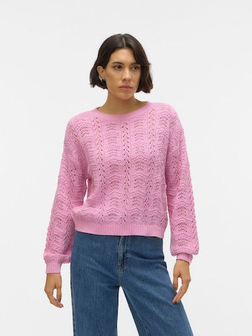 VERO MODA Sweater 'Arlet' in Purple: front