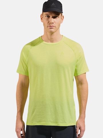 T-Shirt fonctionnel 'X-ALP PW 115' ODLO en jaune