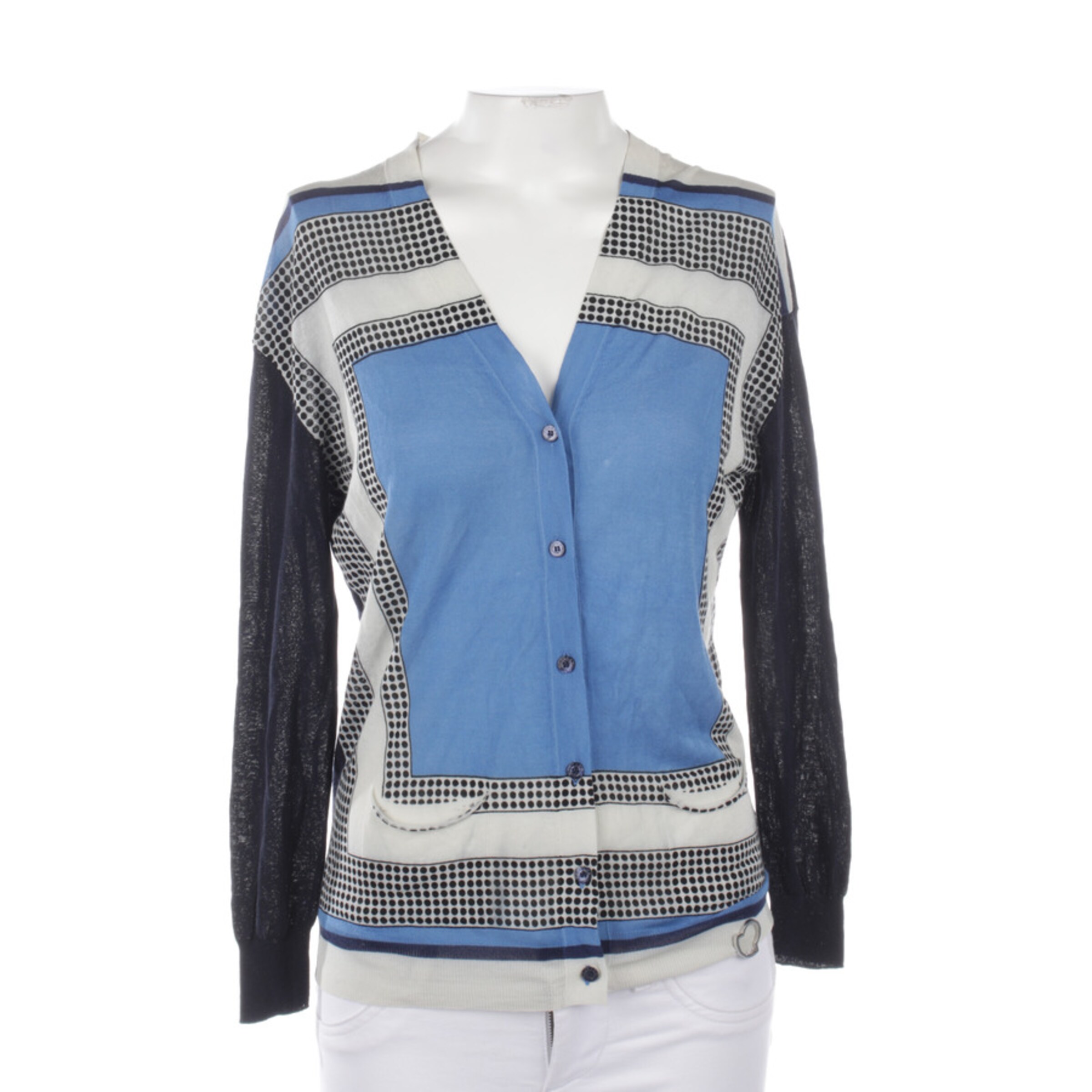 MONCLER Pullover / Strickjacke S in Mischfarben: Vorderseite