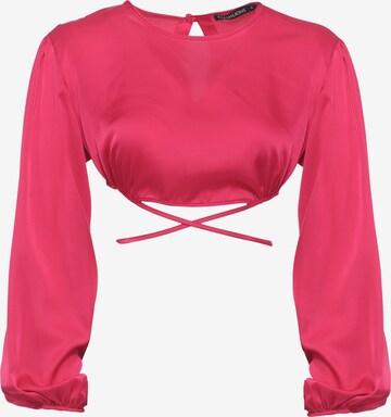 FRESHLIONS Blouse ' Svea ' in Roze: voorkant