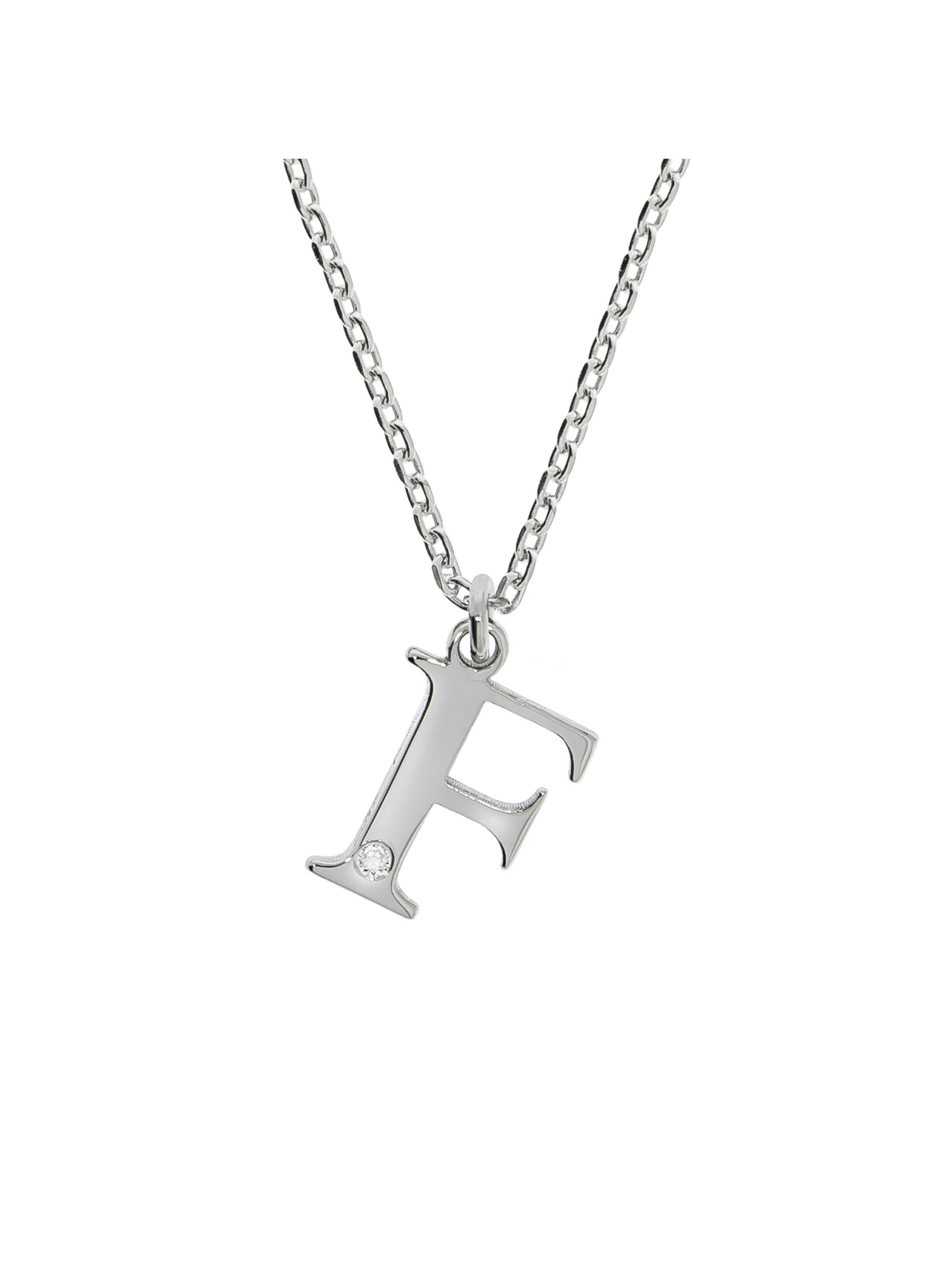 Diamonds by Ellen K. Necklace in White: front