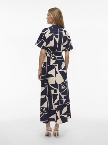 VILA Blousejurk 'VIEBBA' in Blauw