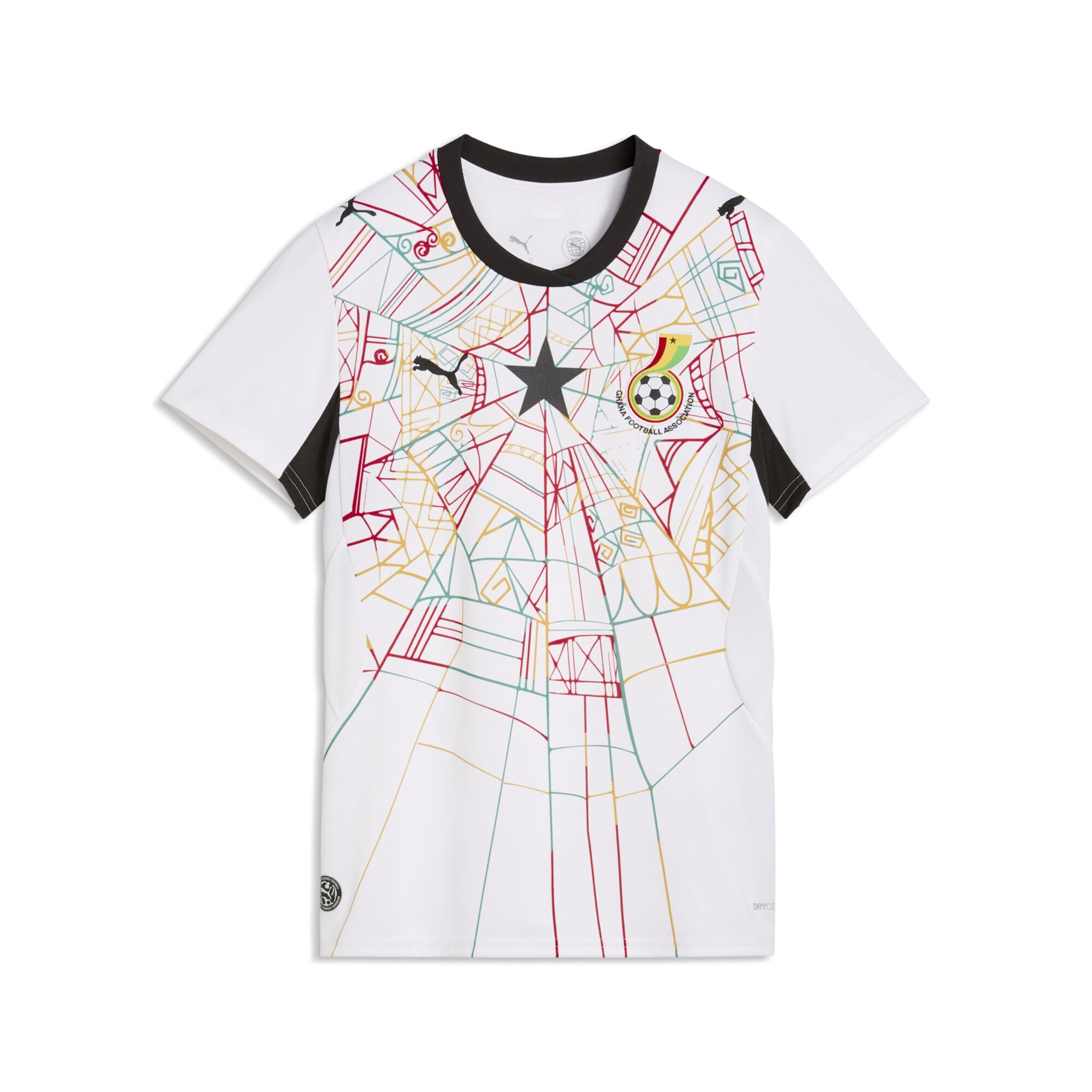 Maillot 'Ghana 2026' PUMA en blanc : devant