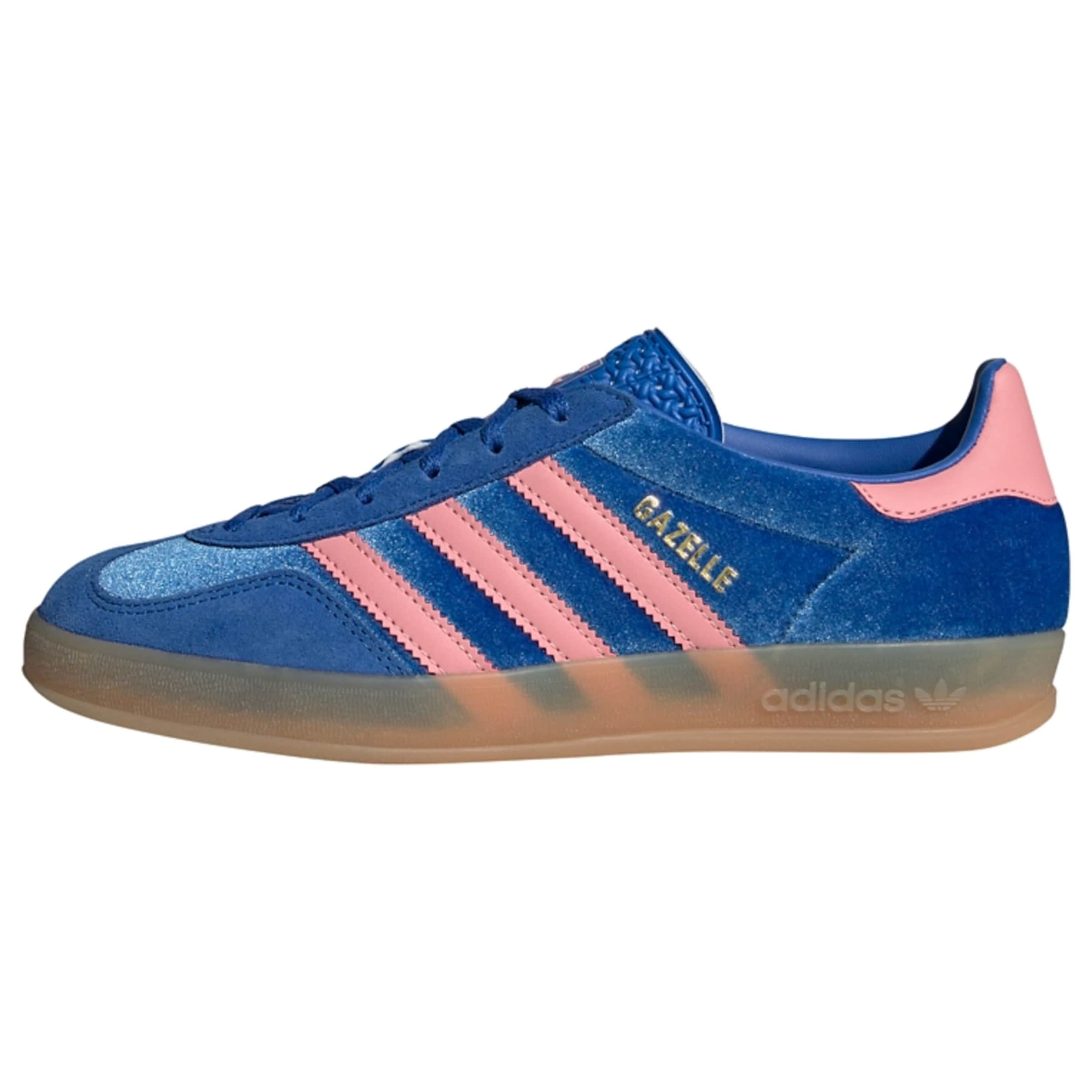 ADIDAS ORIGINALS - Sapatilhas baixas 'Gazelle' em azul: frente