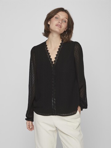 VILA Blouse 'Dobba' in Zwart: voorkant