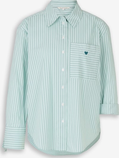 TOM TAILOR Pusero värissä petrooli / minttu / valkoinen, Tuotenäkymä