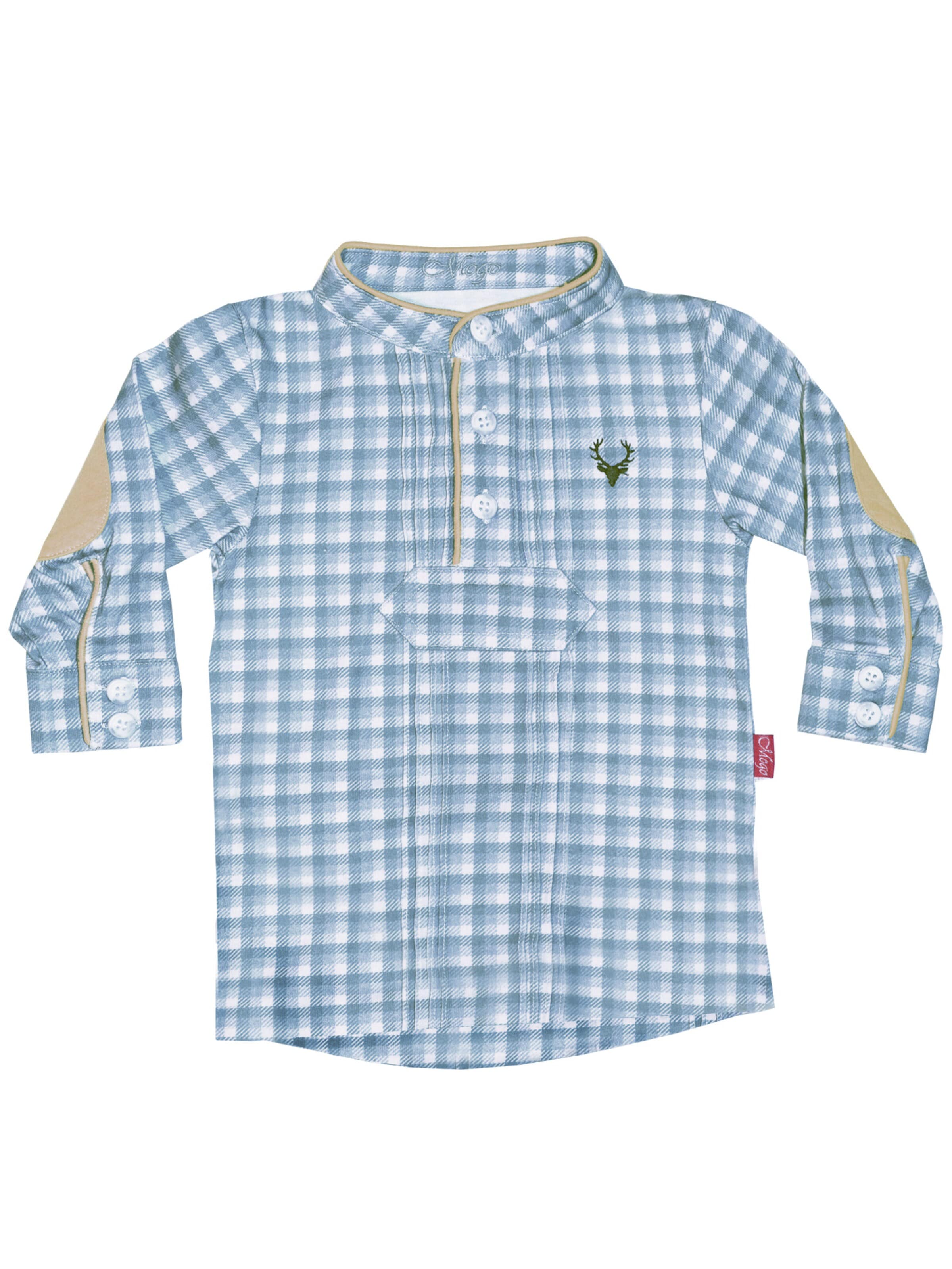 Mogo Shirt 'Raucheck'‌‌‌ in Blau: Vorderseite