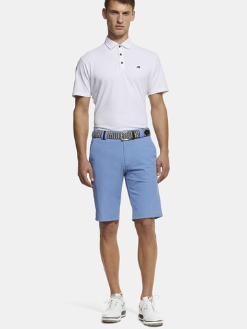 MEYER Slimfit Sportshorts in Blau