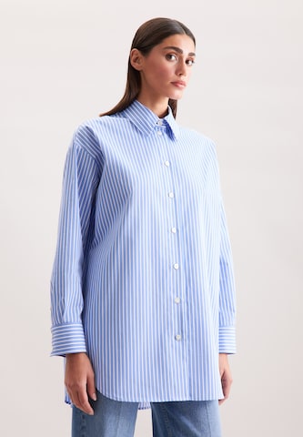 SEIDENSTICKER Blouse in Blauw: voorkant