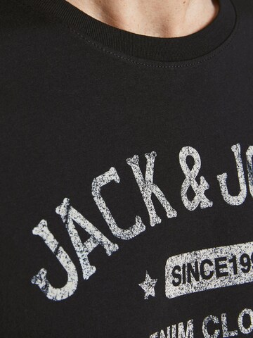 melns JACK & JONES T-Krekls