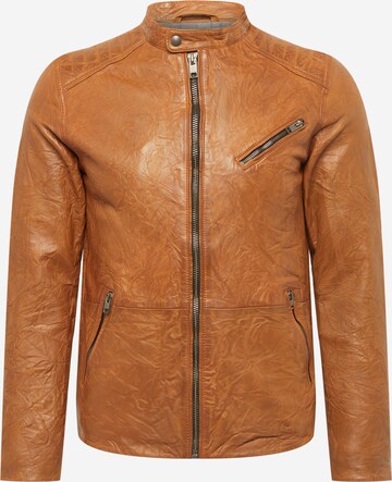 Veste mi-saison JACK & JONES en marron : devant