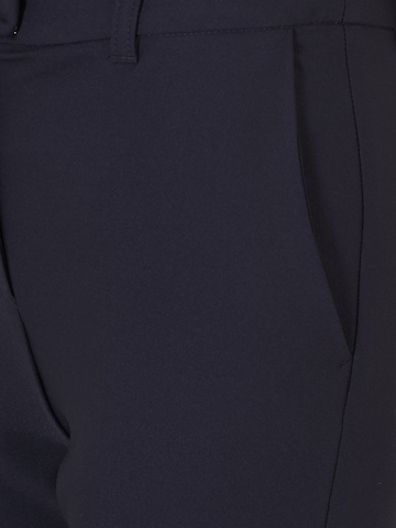 s.Oliver BLACK LABEL Regular Trousers with creases in Blue