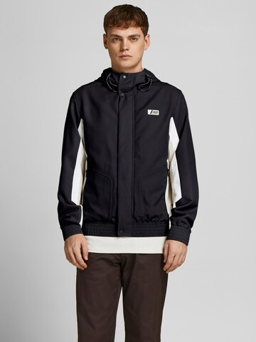 Geacă de primăvară-toamnă 'Jakob' de la JACK & JONES pe negru: față