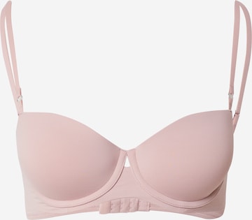 Calvin Klein - Balconette Soutien 'LIFT' em rosa: frente