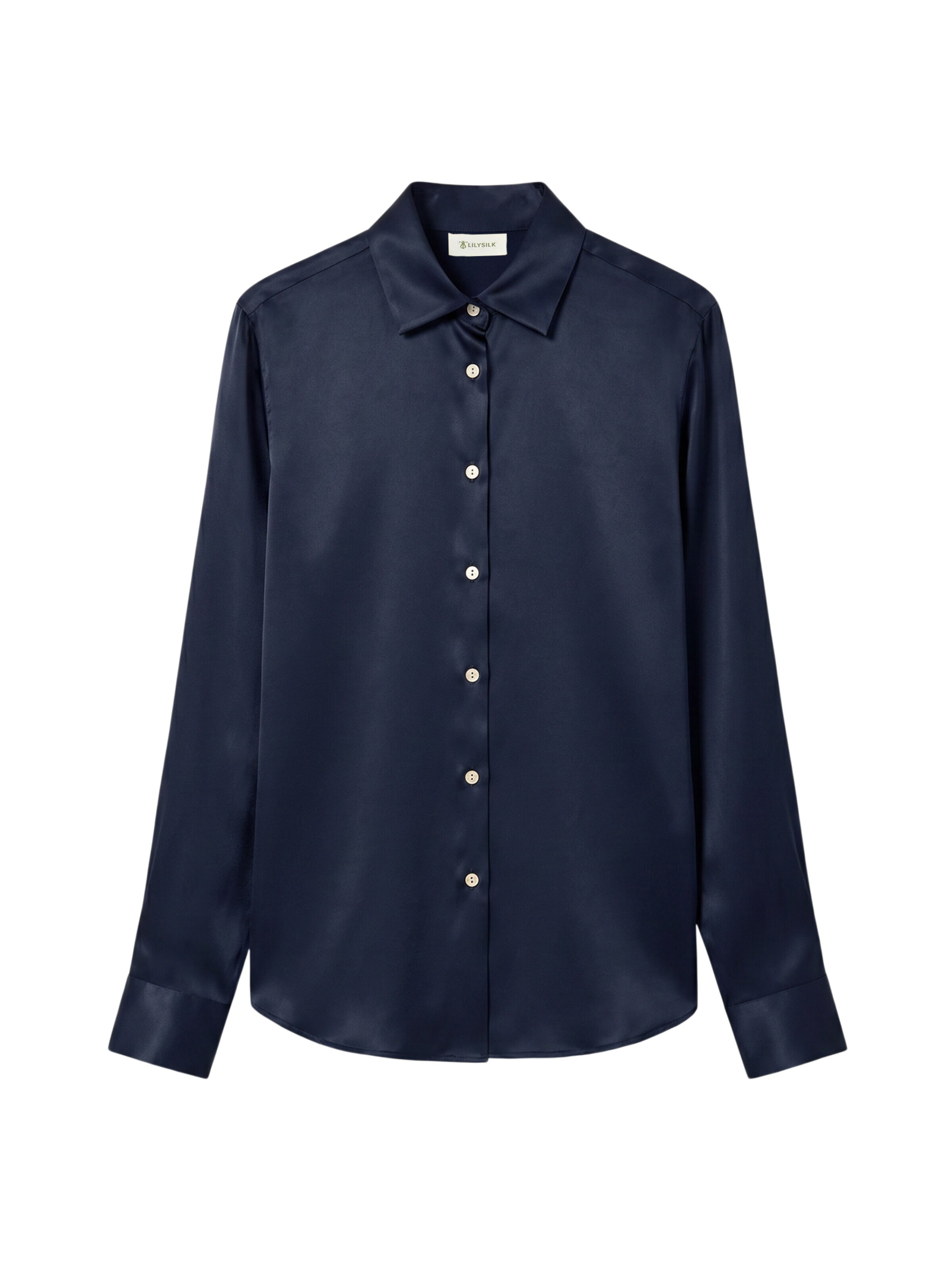 Lilysilk Bluse‌ in Blau: Vorderseite