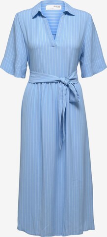 SELECTED FEMME Košilové šaty 'Rhonda' – modrá: přední strana