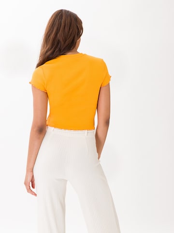 Les Lunes Shirt 'April' in Orange