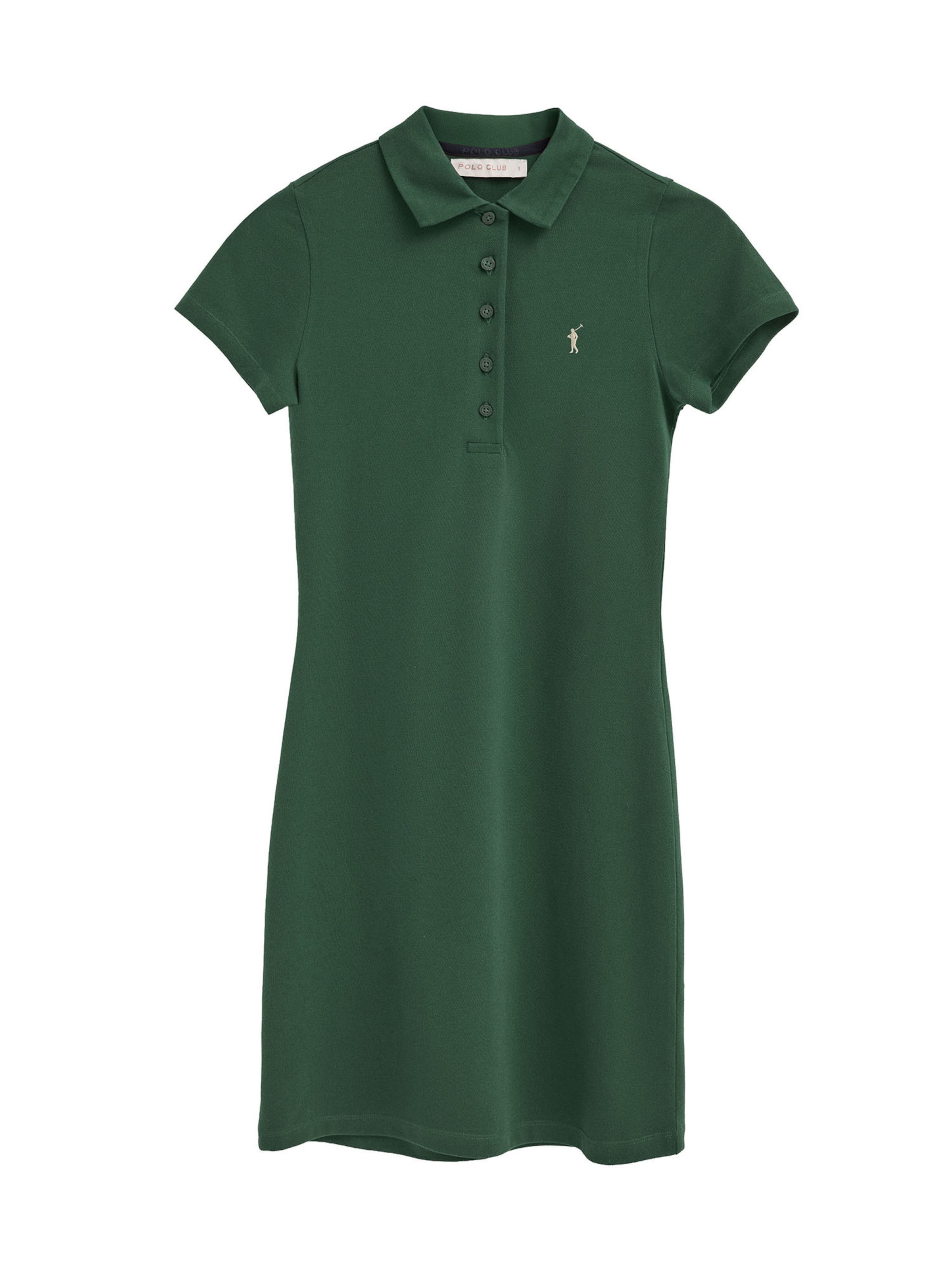 Polo Club Kleid 'RIGBY' in Grün: Vorderseite