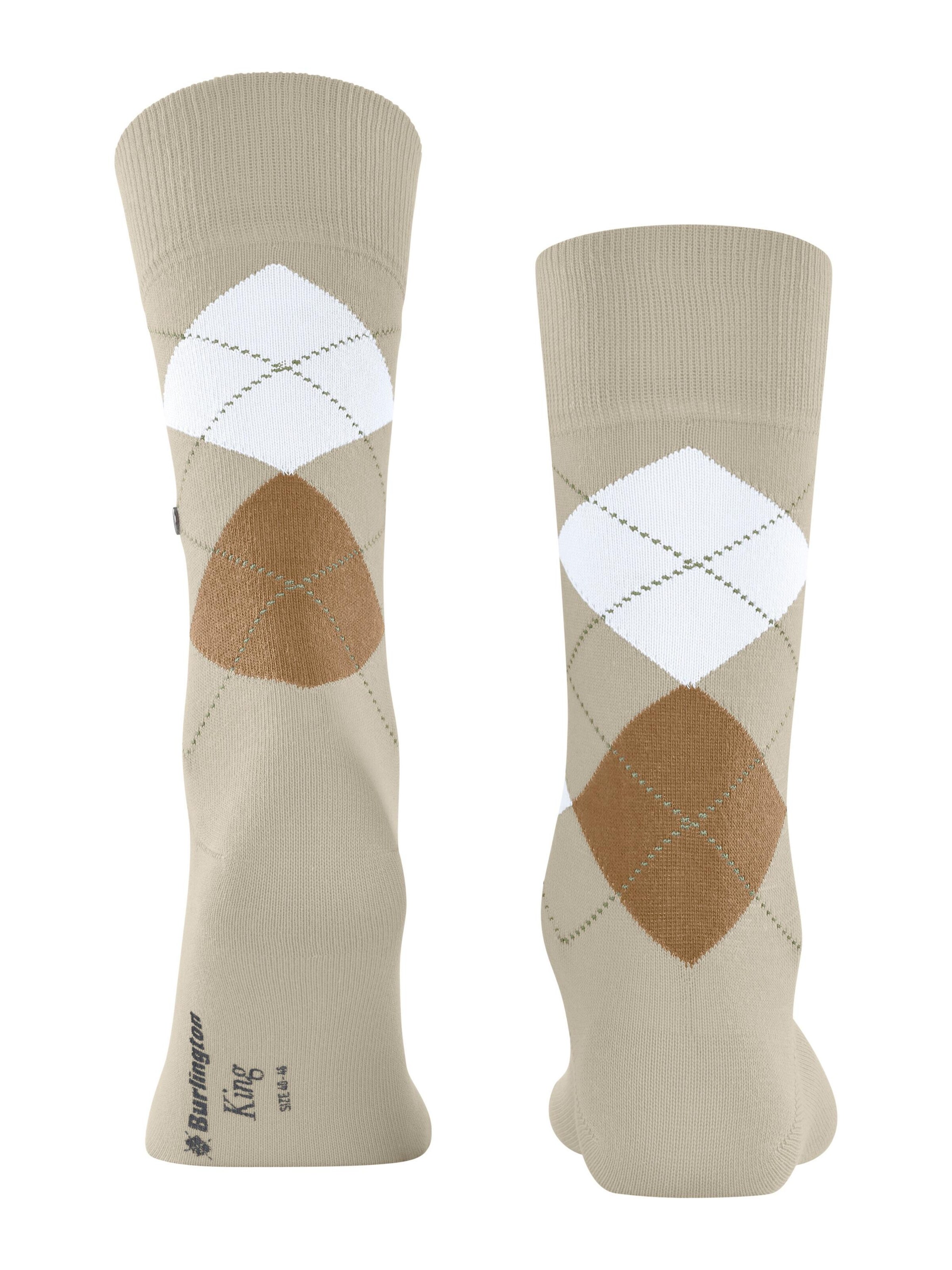 BURLINGTON Socks 'King' in Beige