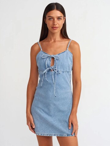 Robe Dilvin en bleu : devant