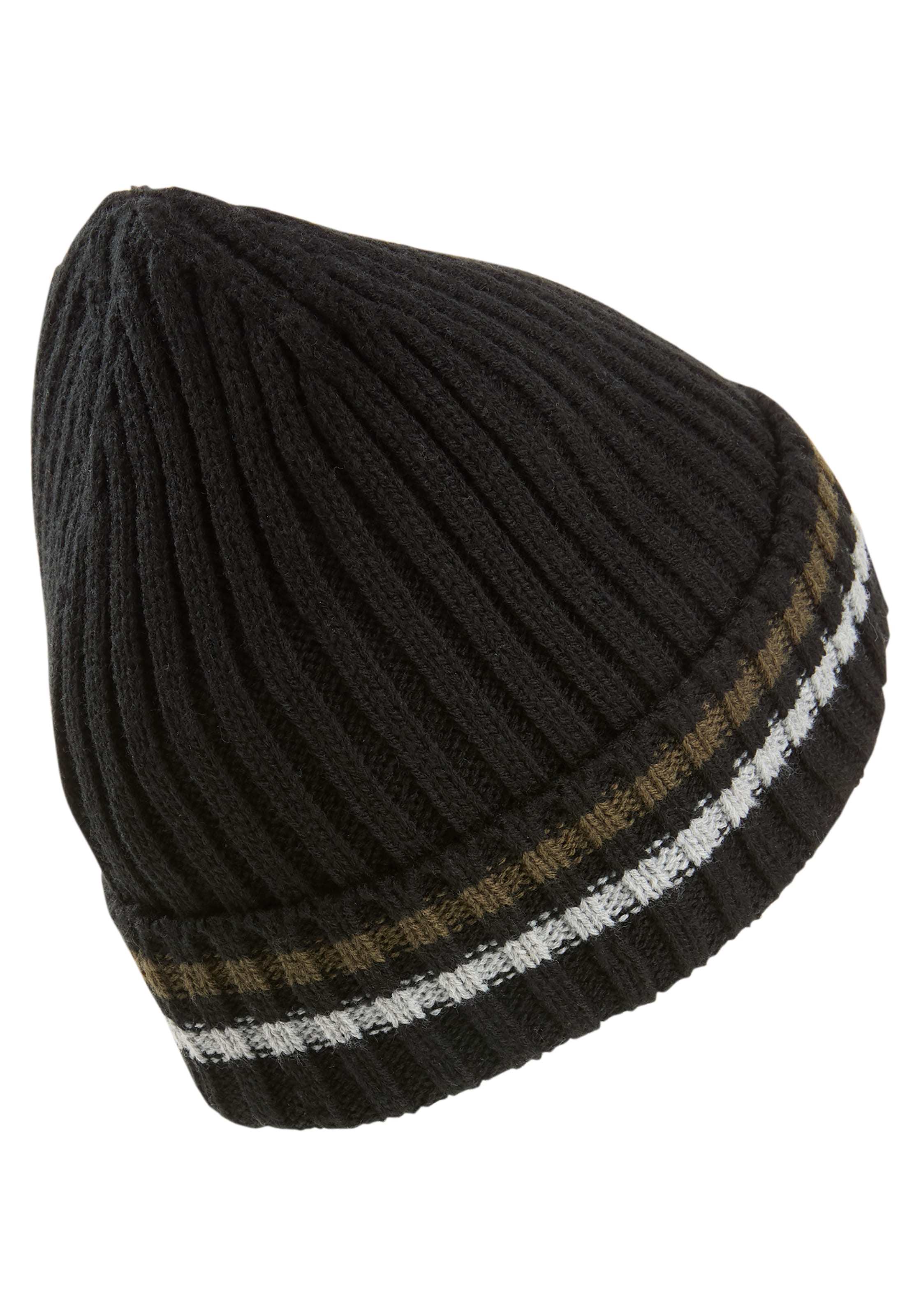 Man's World Beanie in Black: front