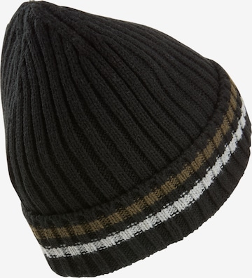 Man's World Beanie in Black: front