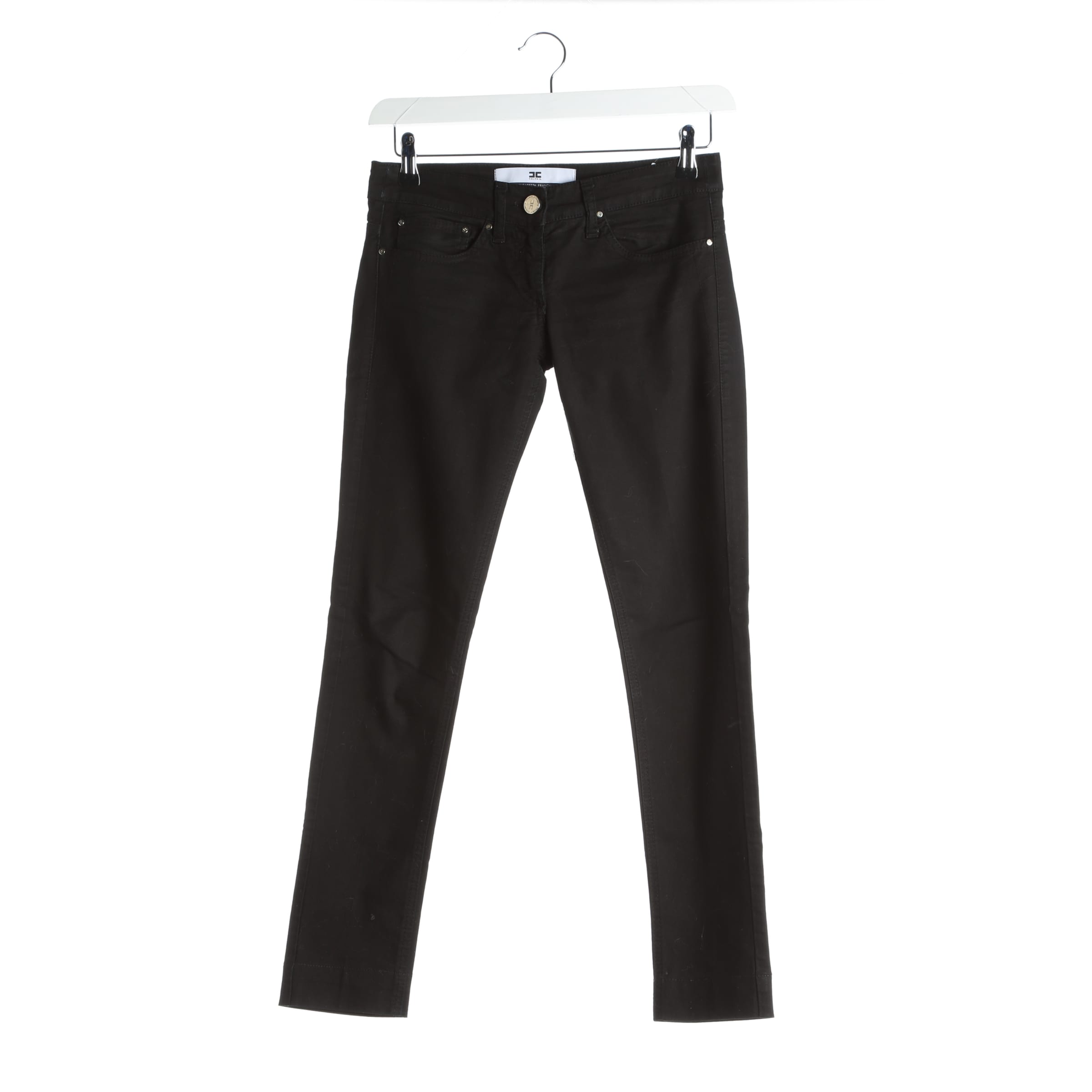Elisabetta Franchi Jeans in 26 in Black: front