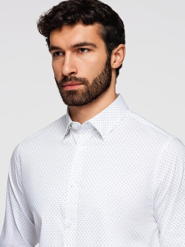 Ombre - Ajuste regular Camisa en blanco