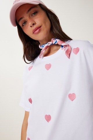 balta Happiness İstanbul Marškinėliai