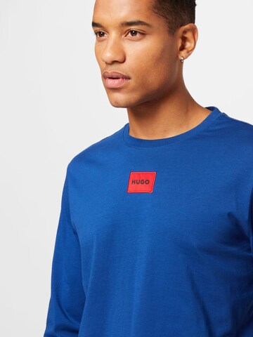 HUGO - Camisa 'Diragolo' em azul