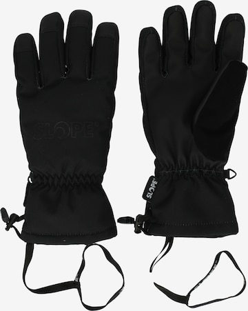 SLOPE Handschuhe 'Finnick' in Schwarz: Vorderseite
