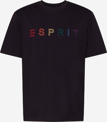ESPRIT Tričko – černá: přední strana