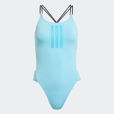 ADIDAS PERFORMANCE Kopējais sporta peldkostīms 'RIPSTREAM', krāsa - ciāna zils / debeszils, Preces skats