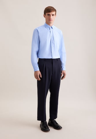 SEIDENSTICKER Regular fit Business Shirt in Blue