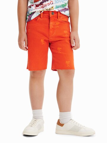 Desigual Regular Shorts 'Aguila' in Orange: predná strana