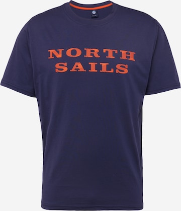 T-Shirt North Sails en bleu : devant