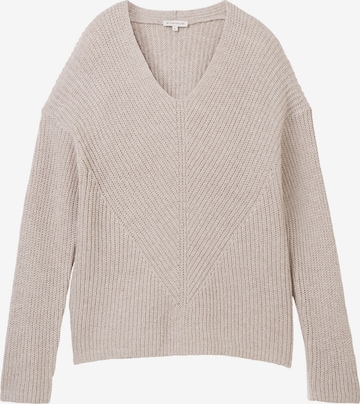 TOM TAILOR Pullover in Beige: Vorderseite