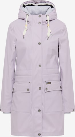 Schmuddelwedda Raincoat in Purple: front