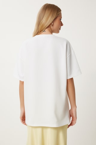 Maglia extra large di Happiness İstanbul in beige