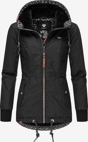 Ragwear Winterjacke in Schwarz: predná strana