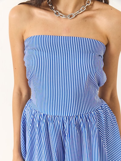 Abito estivo Bianco Lucci di colore blu / bianco, Visualizzazione prodotti