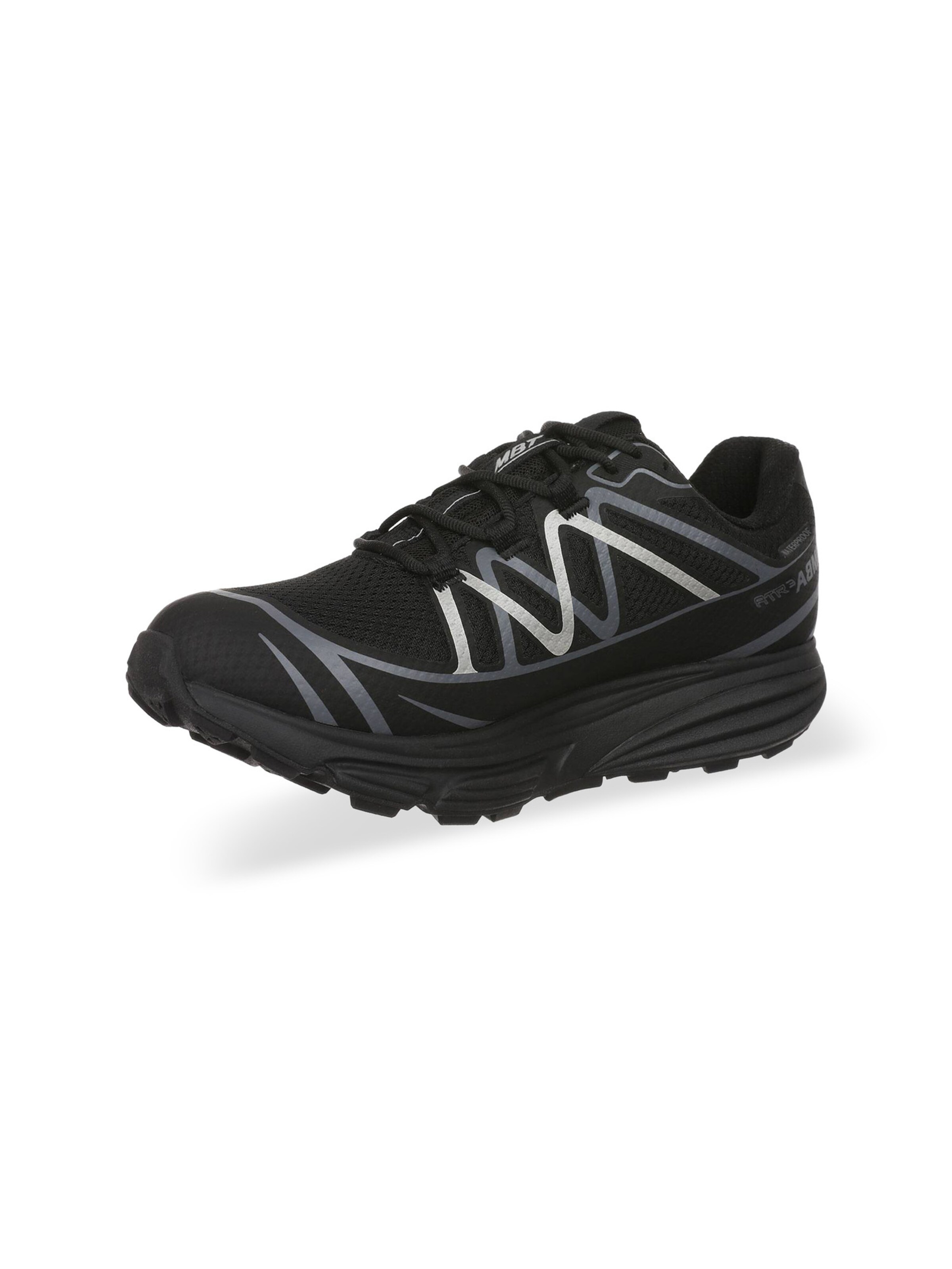 MBT - Sapatilhas slip-on em preto: frente