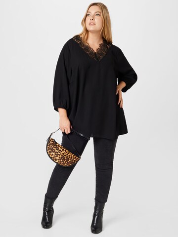 Zizzi Blouse 'ECARLA' in Black