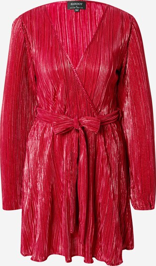 Rochie 'BELLISSA' Bardot pe roșu burgundy, Vizualizare produs